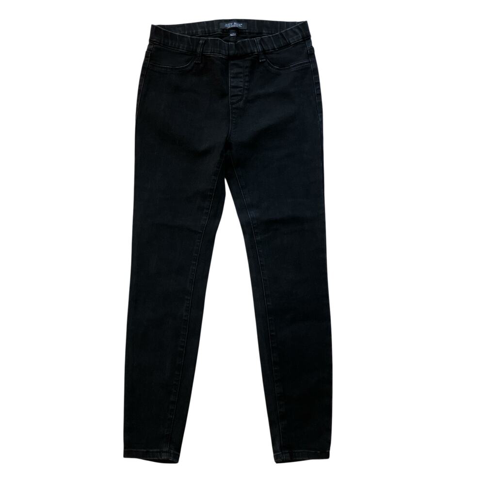 Judy Blue Skinny Fit Black Denim Leggings Size 5/27 Comfort Minimalist